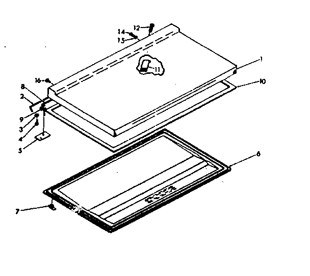 Freezer door parts