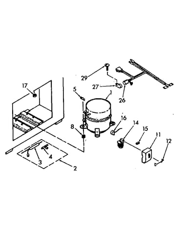 Freezer unit parts