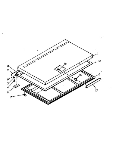 Freezer door parts