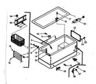 Kenmore 198618550 cabinet parts diagram