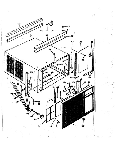 Cabinet & front parts