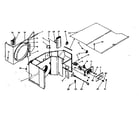 Kenmore 25366540 electrical system & air handling parts diagram