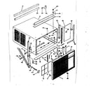 Kenmore 25366900 cabinet & front parts diagram