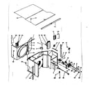 Kenmore 25366900 electrical system & air handling parts diagram