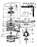 Motor, heater, and spray arm