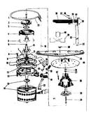 Motor, heater, and spray arm