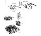 Kenmore 58771090 rack assemblies diagram
