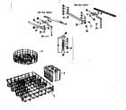 Kenmore 58771091 rack assemblies diagram