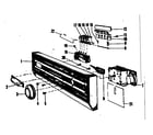 Kenmore 58771110 control panel details diagram