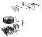 Kenmore 58771110 rack assemblies diagram