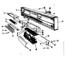 Kenmore 58771130 console details diagram