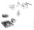 Kenmore 58771200 rack assemblies diagram