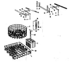 Kenmore 58771211 rack assemblies diagram