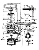 Motor, heater, and spray arm details