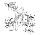 LXI 58492800 reel arms and gears diagram