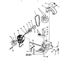 Sears 9280 motor, fan, and speed control diagram