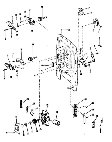 Sprockets, loop formers, and lens carrier