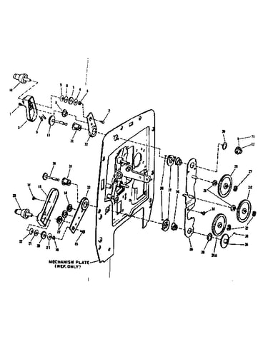Reel arms and gears