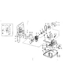 Motor, fans and base
