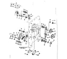 Sears 9288A reel arms and gears diagram