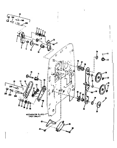 Reel arms and gears