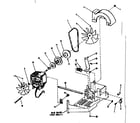 Sears 9288A motor, fan, and speed control diagram