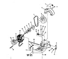 Sears 9283 motor, fan, and speed control diagram