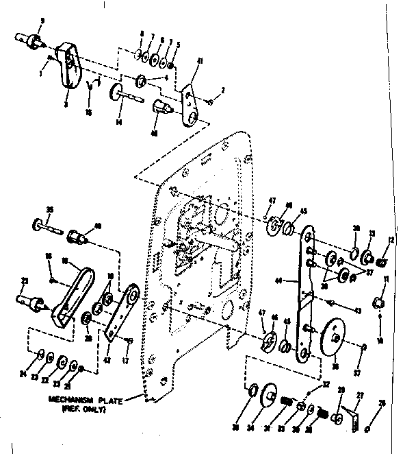 Reel arms and gears