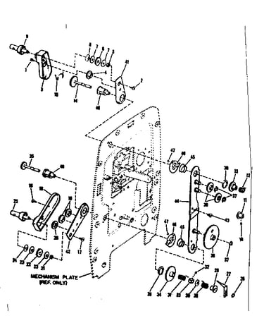 Reel arms and gears