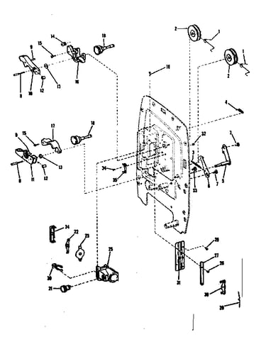Sprockets, loop formers and lens carrier