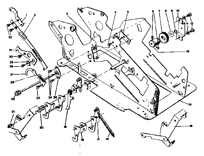 Drive shaft & cam followers