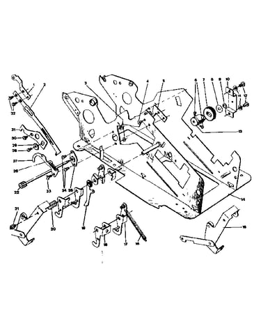 Drive shaft & cam followers