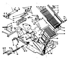 Sears 60358013 racks & associated parts diagram
