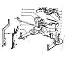 Sears 60358390 ribbon feed and ribbon lift mechanism diagram