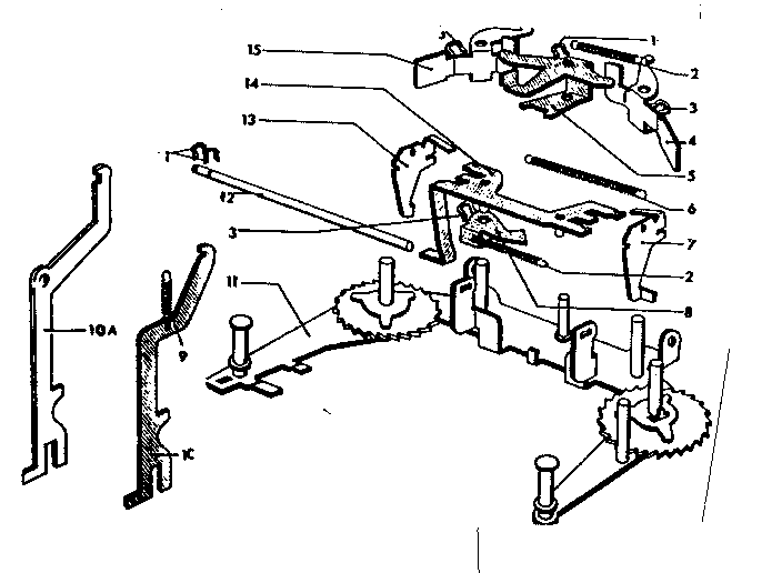 Ribbon feed and ribbon lift mechanism