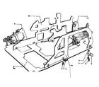 Sears 60358380 side frames and base plate diagram