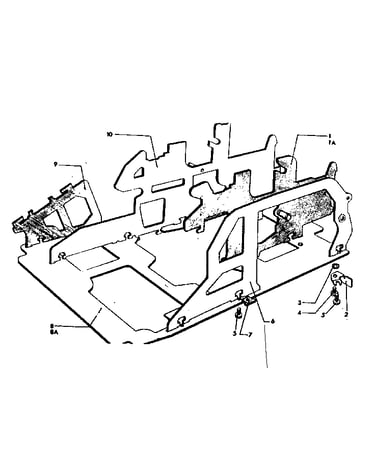 Side frames and base plate