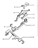 Repeat mechanism and keyboard interlock