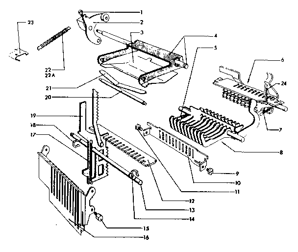 Universal bar calculation racks and transfer levers
