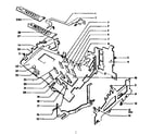 Sears 60358390 keylevers and keyboard diagram