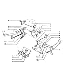 Platen feed and tally roll arms