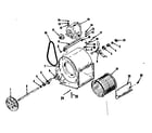 Kenmore 86764441 h-q blower assembly diagram