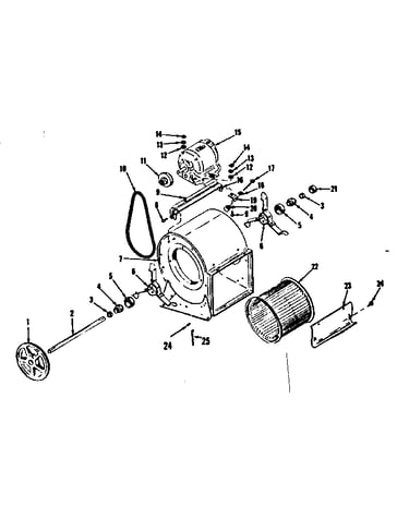 H-q blower assembly