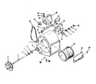 Kenmore 8676461 h-q blower assembly diagram