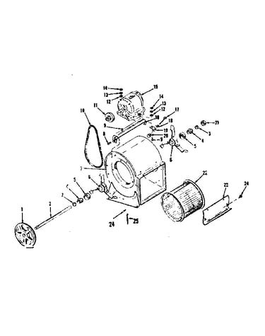 H-q blower assembly