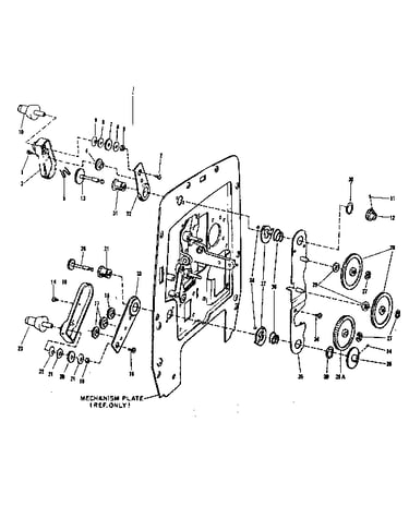 Reel arms and gears