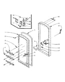 Refrigerator door parts