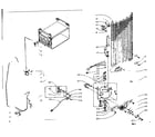 Kenmore 106L8AL5-F refrigerator unit parts diagram