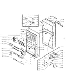Refrigerator door parts