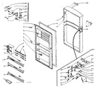 Kenmore 106L12TL-F refrigerator door parts diagram